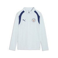 PUMA Manchester City Trainingstrui 1/4-Zip 2026-2027 Kids Lichtblauw Donkerblauw