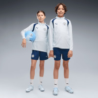 Pantalons d'entraînement PUMA Manchester City 2026-2027 pour Enfants, bleu foncé, bleu clair
