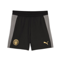 PUMA Manchester City Trainingsbroekje 2026-2027 Kids Zwart Donkergrijs Goud