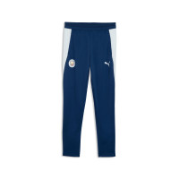 Pantalon d'entraînement PUMA Manchester City 2026-2027 pour enfants, bleu foncé, bleu clair