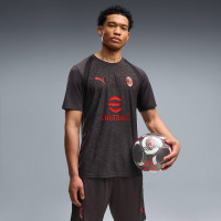Kit d'entraînement PUMA AC Milan 2026-2027 gris foncé rouge