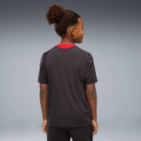 PUMA AC Milan Trainingsset 2026-2027 Kids Donkergrijs Rood