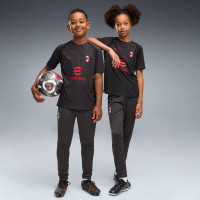 PUMA AC Milan Trainingsshirt 2026-2027 Kids Donkergrijs Rood
