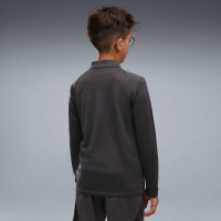 PUMA AC Milan Trainingstrui 1/4-Zip 2026-2027 Kids Donkergrijs Rood