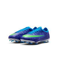 Nike Mercurial Vapor 17 Pro x LEGO® Gras Voetbalschoenen (FG) Kids Blauw Felblauw Groen