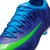 Nike Mercurial Vapor 17 Pro x LEGO® Gras Voetbalschoenen (FG) Kids Blauw Felblauw Groen