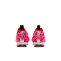 Nike Mercurial Vapor 17 Academy x LEGO® Gazon Naturel Chaussures de Foot (FG) Enfants Rouge Rose Orange