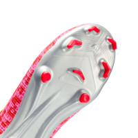 Nike Mercurial Vapor 17 Academy x LEGO® Gazon Naturel Chaussures de Foot (FG) Enfants Rouge Rose Orange