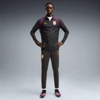 PUMA Galatasaray SK Trainingspak 1/4-Zip 2026-2027 Donkergrijs Rood Oranje