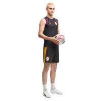 Pantalon d'entraînement PUMA Galatasaray SK 2026-2027 gris foncé orange