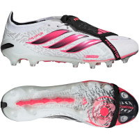 adidas Predator Elite FT Kunstgras Voetbalschoenen (AG) Wit Zwart Roze