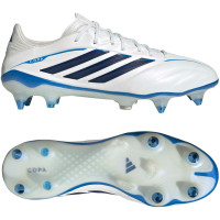 adidas Copa Pure IV Elite IJzeren-Nop Voetbalschoenen (SG) Wit Blauw Donkerblauw