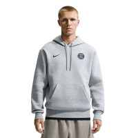 Survêtement à capuche Nike Paris Saint-Germain Club Sportswear 2026-2027 gris noir bleu foncé