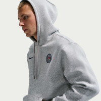 Survêtement à capuche Nike Paris Saint-Germain Club Sportswear 2026-2027 gris noir bleu foncé