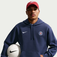 Survêtement à capuche Nike Paris Saint-Germain Club Sportswear 2026-2027 Bleu foncé et blanc