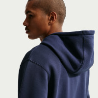 Survêtement à capuche Nike Paris Saint-Germain Club Sportswear 2026-2027 Bleu foncé et blanc