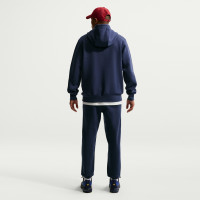 Survêtement à capuche Nike Paris Saint-Germain Club Sportswear 2026-2027 Bleu foncé et blanc