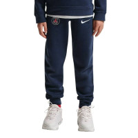 Survêtement polaire à capuche Nike Paris Saint-Germain Club 2026-2027 pour Enfants, bleu foncé et blanc
