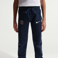 Survêtement polaire à capuche Nike Paris Saint-Germain Club 2026-2027 pour Enfants, bleu foncé et blanc