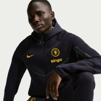 Nike Chelsea Tech Fleece Vest 2026-2027 Zwart Goudgeel