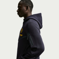 Nike Chelsea Tech Fleece Vest 2026-2027 Zwart Goudgeel