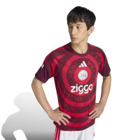 adidas Ajax Pre-Match Trainingsshirt 2026-2027 Rood
