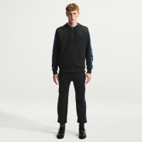 Nike Chelsea City Side Fleece Joggingbroek 2026-2027 Zwart Donkerblauw