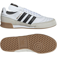 adidas Mundial Goal Chaussures de Foot en Salle (IN) Blanc Noir Doré