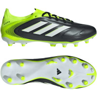 adidas Copa Pure III League Gras / Kunstgras Voetbalschoenen (MG) Zwart Wit Neongeel
