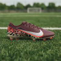 Nike Zoom Mercurial Vapor 16 Academy Gras / Kunstgras Voetbalschoenen (MG) Bordeauxrood Zilver Oranje
