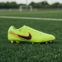 Nike Tiempo Legend 10 Pro Gras Voetbalschoenen (FG) Neongeel Zwart Oranje