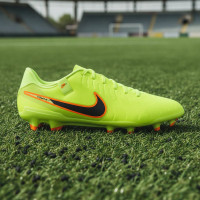 Nike Tiempo Legend 10 Academy Gazon Naturel Gazon Artificiel Chaussures de Foot (MG) Jaune Noir Orange