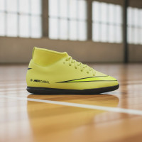 Nike Mercurial Superfly 10 Club Zaalvoetbalschoenen (IN) Kids Geel Neongeel Oranje