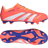 adidas Predator Club Gras / Kunstgras Voetbalschoenen (MG) Oranje Wit Blauw