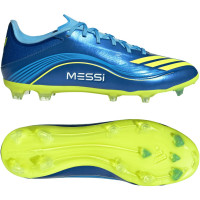 adidas F50 Messi League Gras / Kunstgras Voetbalschoenen (MG) Blauw Geel