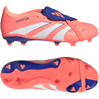 adidas Predator League FT Gras / Kunstgras Voetbalschoenen (MG) Oranje Wit Blauw