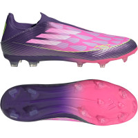 adidas F50 Lamine Yamal League Veterloze Gras / Kunstgras Voetbalschoenen (MG) Paars Roze Geel