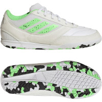 adidas Top Sala Competition II Chaussures de Foot en Salle (IN) Enfants Blanc Vert Clair Noir