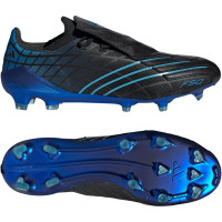 adidas F50 Spider Elite Gras Voetbalschoenen (FG) Zwart Blauw