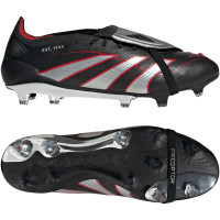 adidas Predator Elite FT Limited Edition Gras Voetbalschoenen (FG) Zwart Zilver Rood