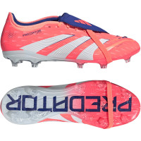 adidas Predator Pro FT Gras Voetbalschoenen (FG) Oranje Wit Blauw