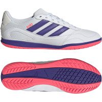 adidas Super Sala III Chaussures de Foot en Salle (IN) Blanc Mauve Rose
