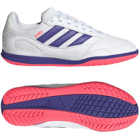 adidas Super Sala III Zaalvoetbalschoenen (IN) Kids Wit Paars Roze
