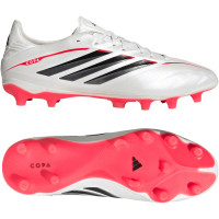 adidas Copa Pure IV Pro Gazon Naturel Chaussures de Foot (FG) Blanc Noir Rouge