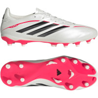 adidas Copa Pure IV League Gazon Naturel Chaussures de Foot (FG) Blanc Noir Rouge