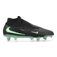 Nike Phantom 6 High Elite IJzeren-Nop Voetbalschoenen (SG) Pro Player Zwart Felgroen