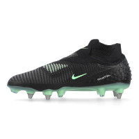 Nike Phantom 6 High Elite IJzeren-Nop Voetbalschoenen (SG) Pro Player Zwart Felgroen