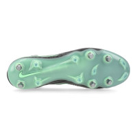 Nike Phantom 6 High Elite IJzeren-Nop Voetbalschoenen (SG) Pro Player Zwart Felgroen