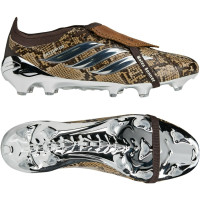 adidas Predator Elite FT Wales Bonner Gazon Naturel Chaussures de Foot (FG) Brun Foncé Brun Argenté Métallique