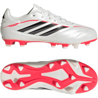 adidas Copa Pure IV Club Gras / Kunstgras Voetbalschoenen (MG) Kids Wit Zwart Rood